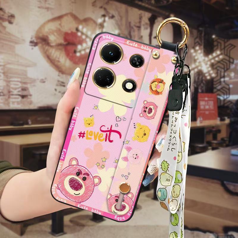 Phone Case for infinix Note 30 VIP Cute Fashion Silicona Shockproof Cover with Pop Socket Stand