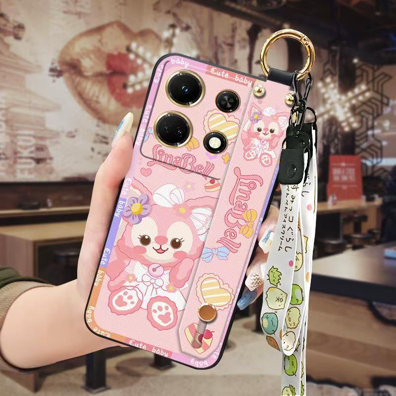 Phone Case for infinix Note 30 VIP Cute Fashion Silicona Shockproof Cover with Pop Socket Stand