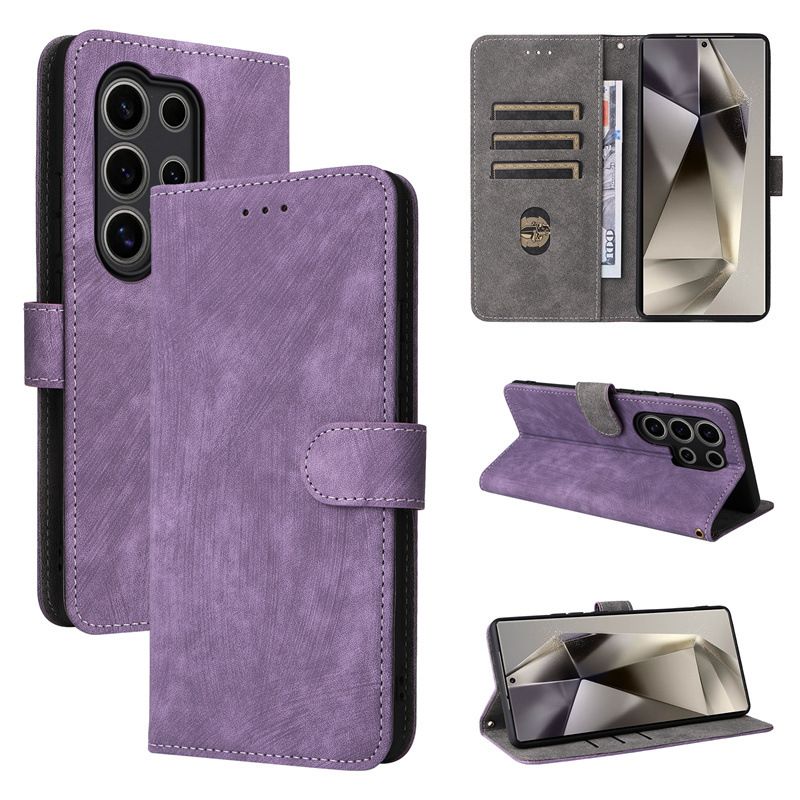 Flip Cover for Itel S25 Ultra PU Leather Phone Case Full-Body Protection Shockproof [RFID Blocking] Wallet Cover With Hand Strap