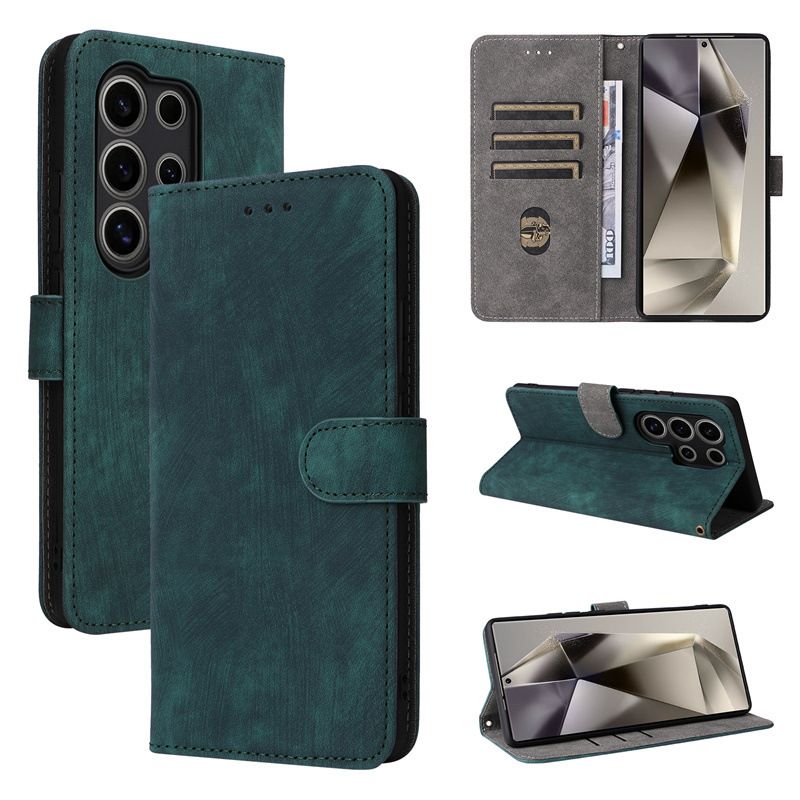 Flip Cover for Itel S25 Ultra PU Leather Phone Case Full-Body Protection Shockproof [RFID Blocking] Wallet Cover With Hand Strap