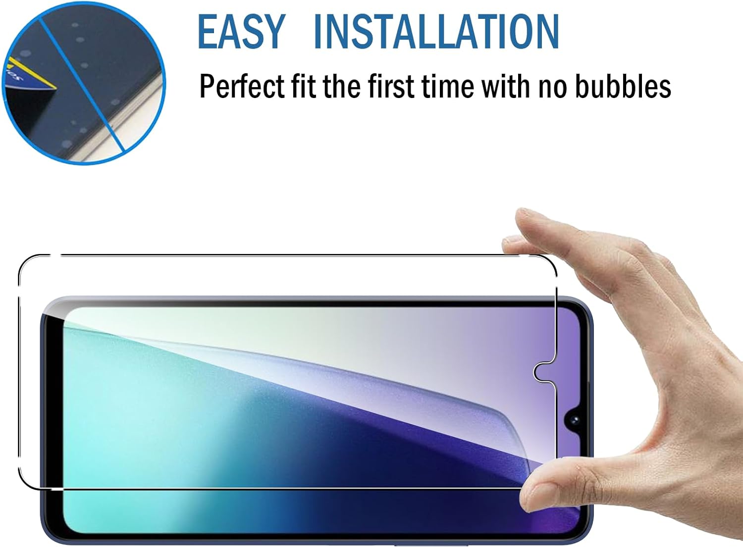 2 Pcs for Xiaomi Poco C75,Redmi A3 Pro,Redmi 14C/14R High Quality 9H Hardness Scratch Resistant Bubble Free Tempered Glass Screen Protector