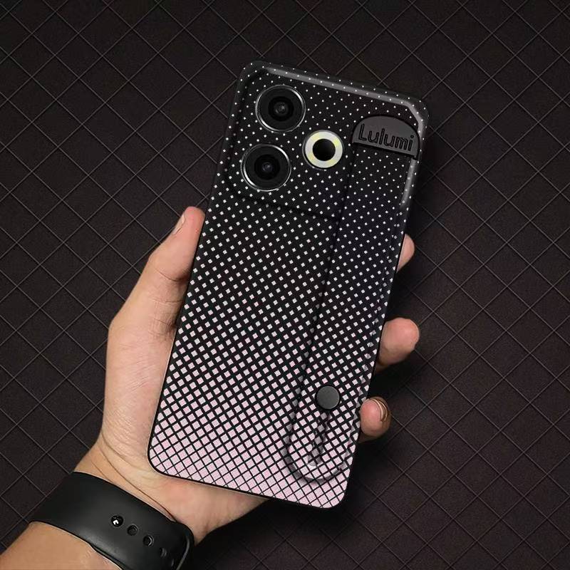 Phone Case for Tecno Pova 6 Neo 4G Fashion Silicona Shockproof Cover with Pop Socket Stand