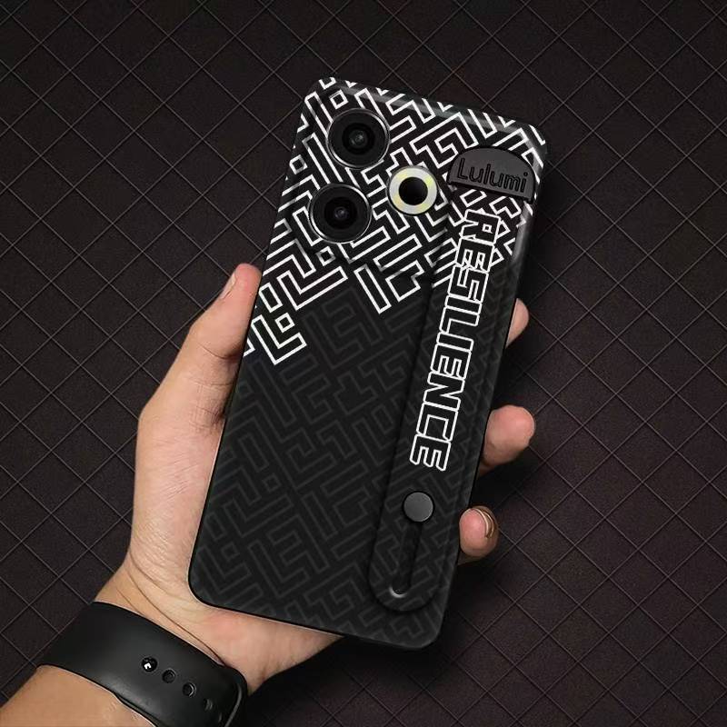 Phone Case for Tecno Pova 6 Neo 4G Fashion Silicona Shockproof Cover with Pop Socket Stand