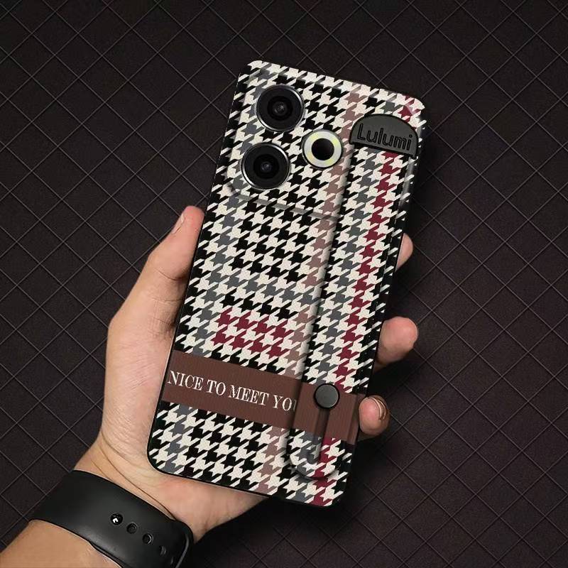 Phone Case for Tecno Pova 6 Neo 4G Fashion Silicona Shockproof Cover with Pop Socket Stand