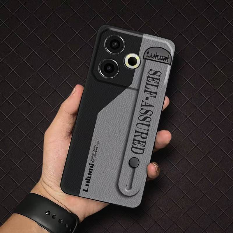Phone Case for Tecno Pova 6 Neo 4G Fashion Silicona Shockproof Cover with Pop Socket Stand