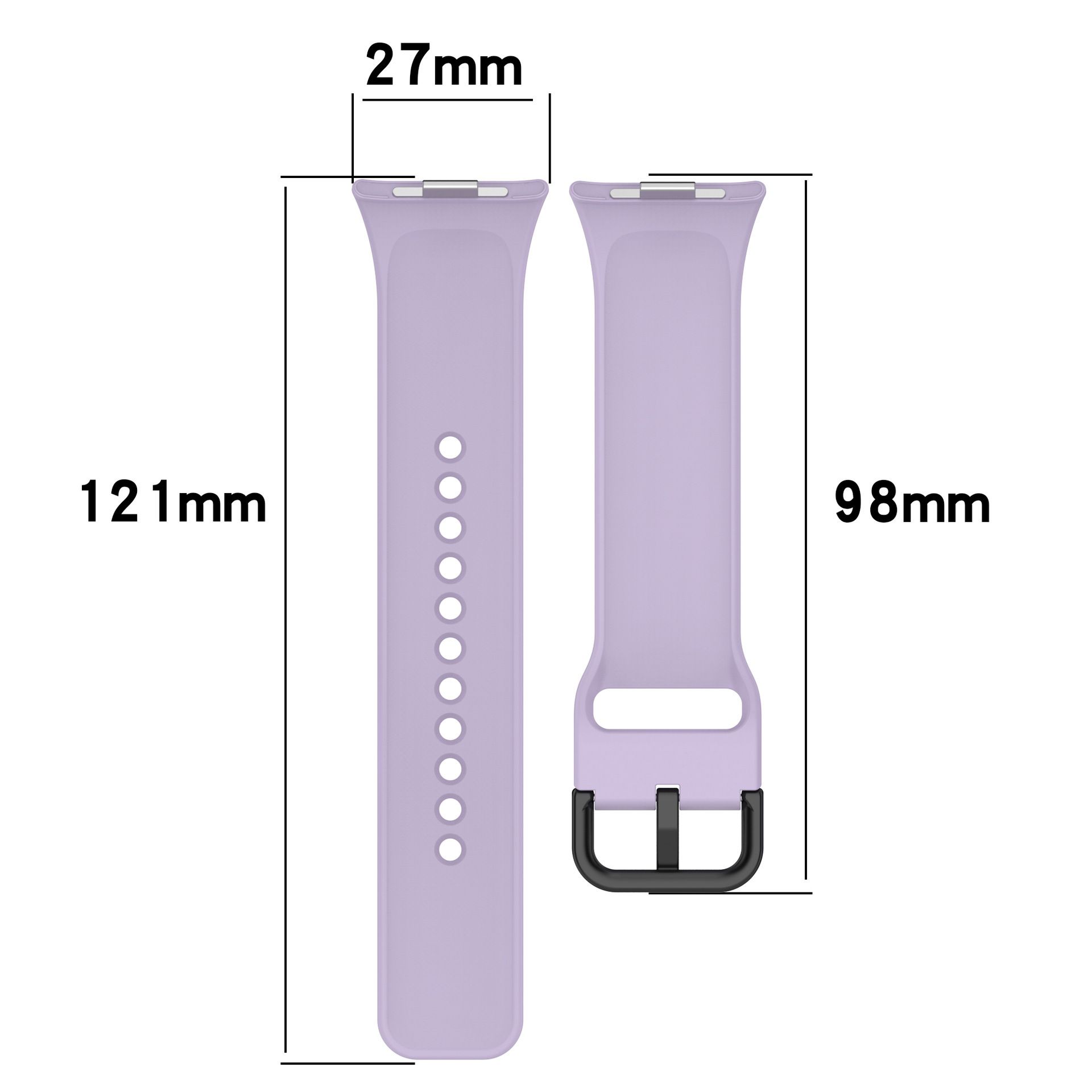 Silicone Strap for Redmi Watch5 eSIM/Redmi Watch5/Watch4/Xiaomi Smart Band 9 Pro/Band 8 Pro
