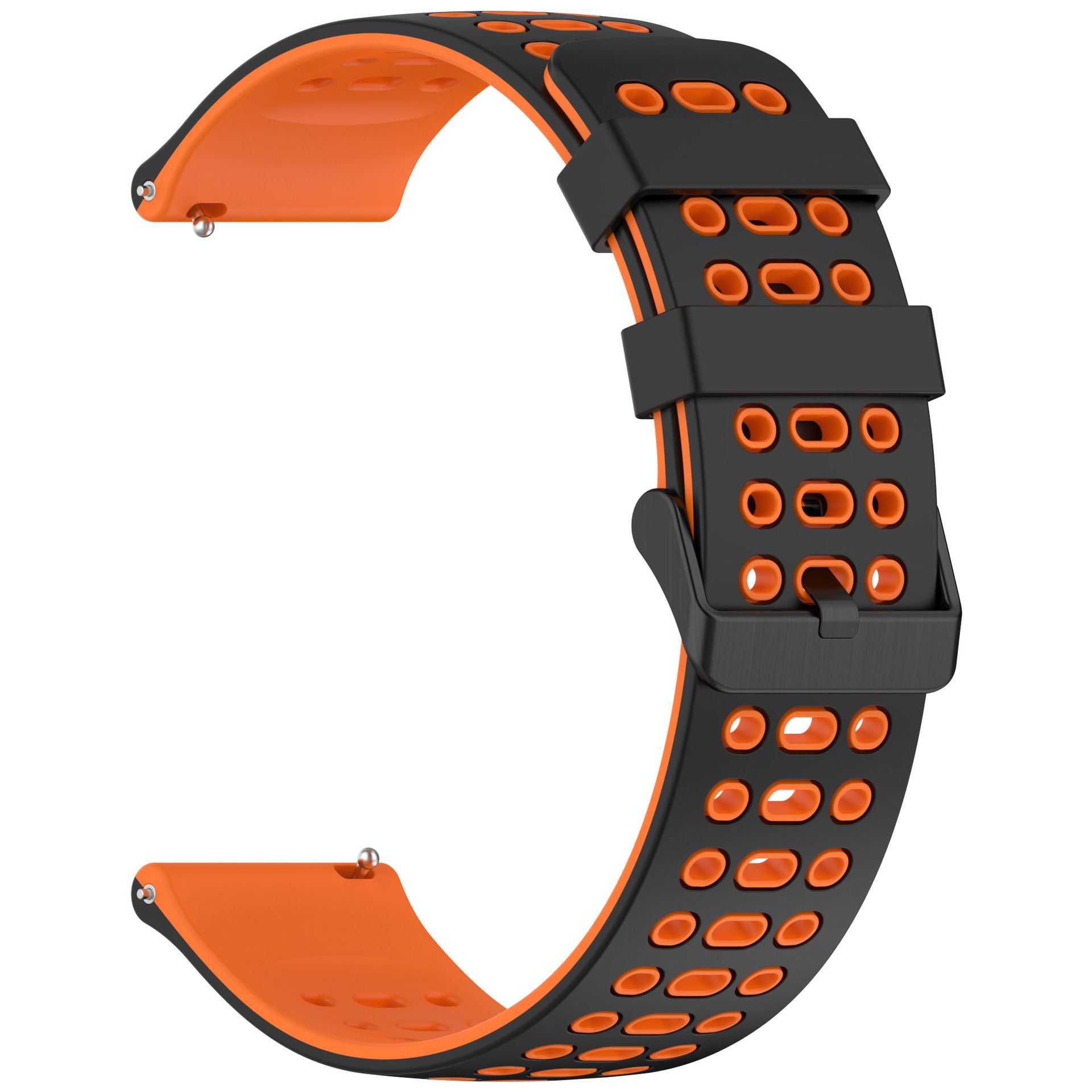 Universal Three-hole Two-colour 22MM Silicone Strap for Huawei Watch GT 5