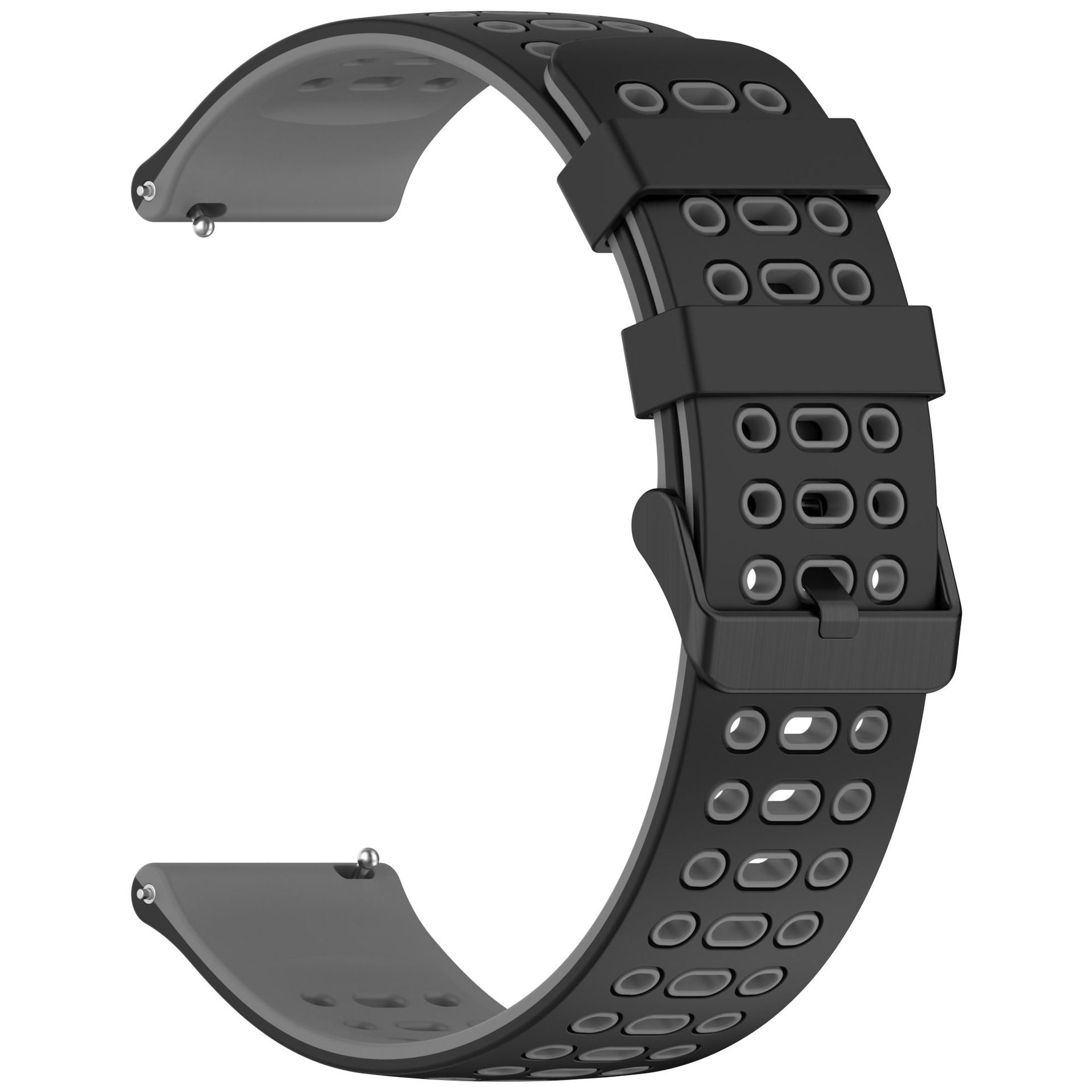 Universal Three-hole Two-colour 22MM Silicone Strap for Huawei Watch GT 5