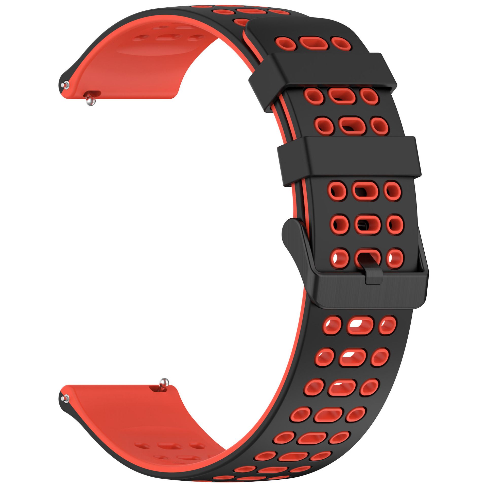 Universal Three-hole Two-colour 22MM Silicone Strap for Huawei Watch GT 5