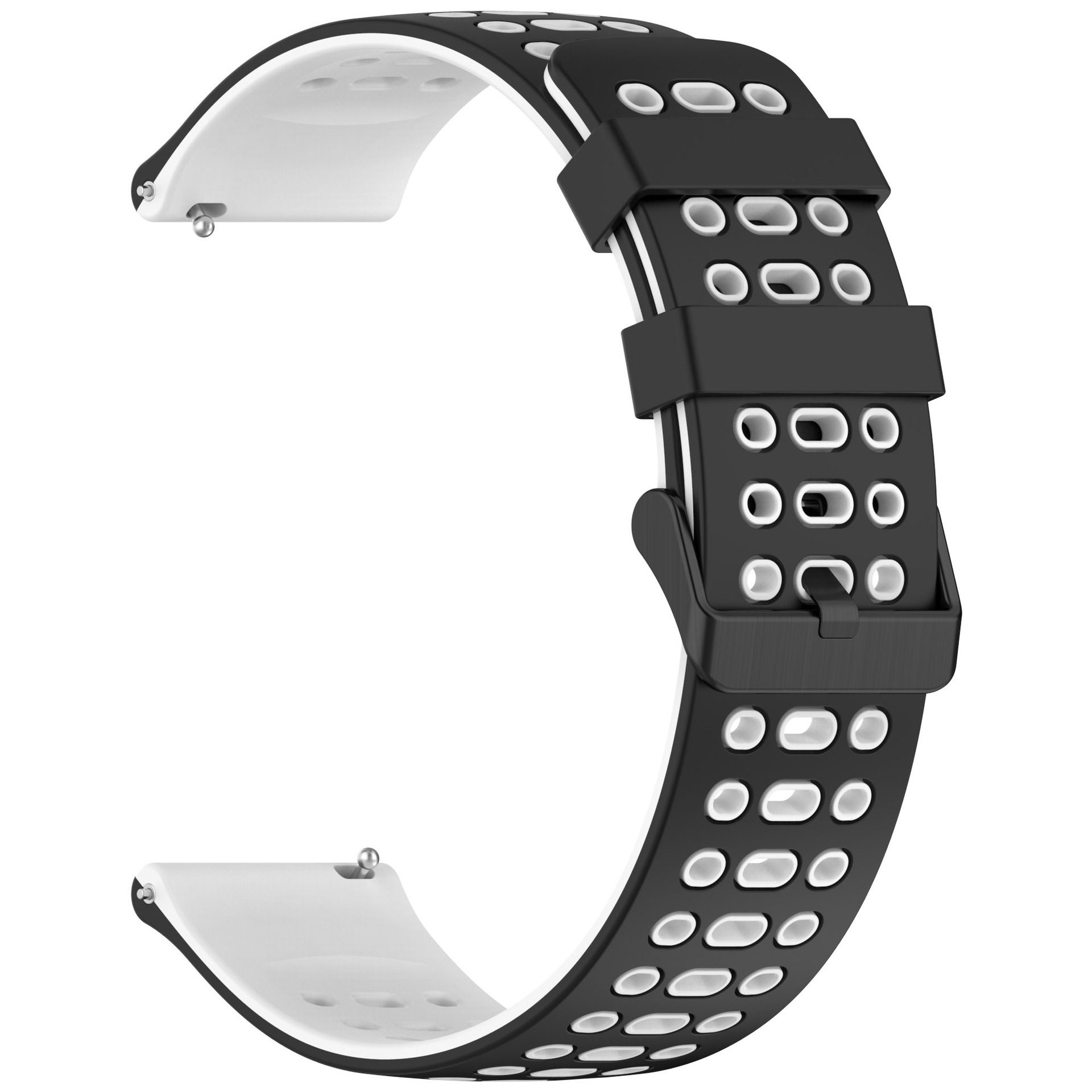 Universal Three-hole Two-colour 22MM Silicone Strap for Huawei Watch GT 5