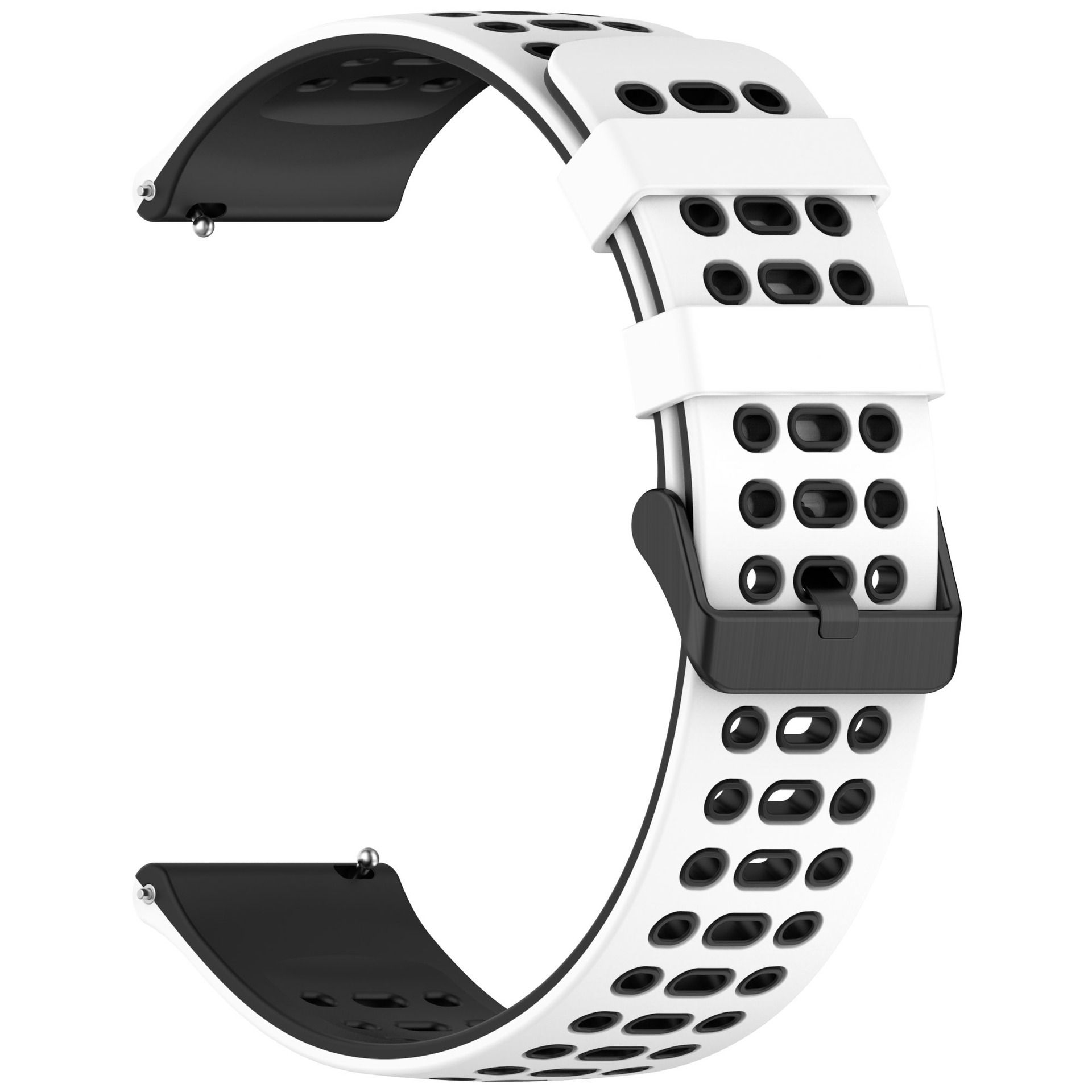 Universal Three-hole Two-colour 22MM Silicone Strap for Huawei Watch GT 5