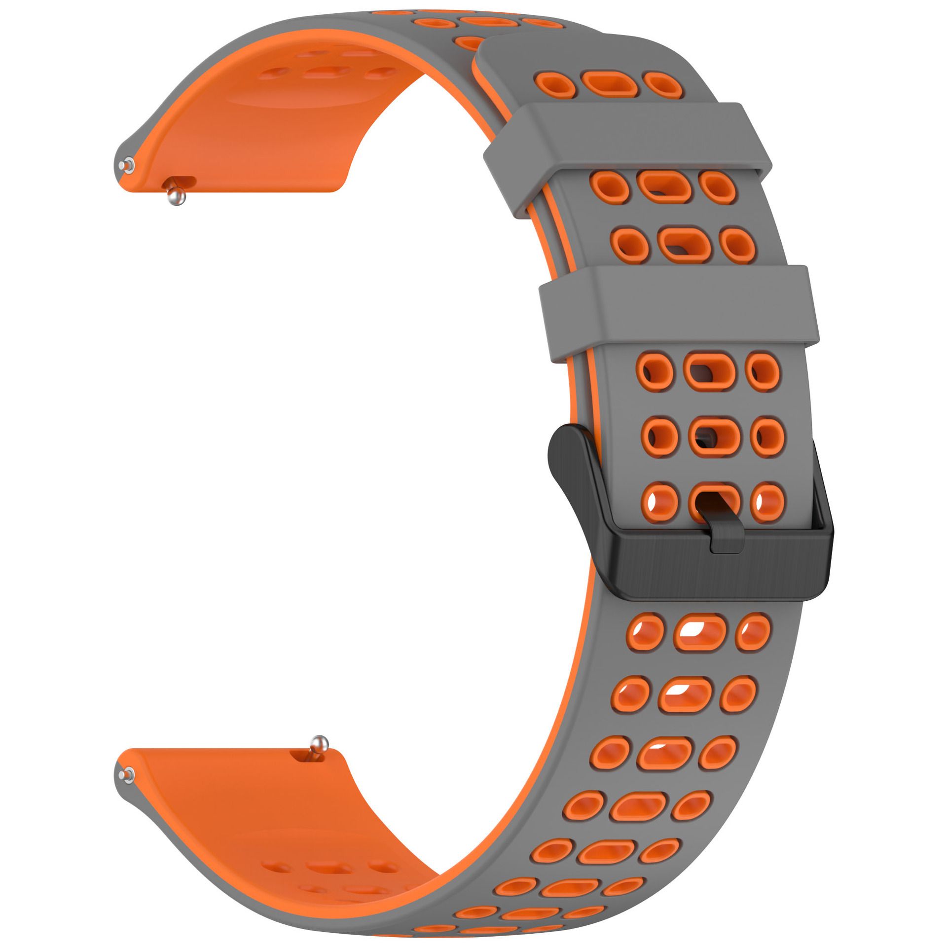 Universal Three-hole Two-colour 22MM Silicone Strap for Huawei Watch GT 5