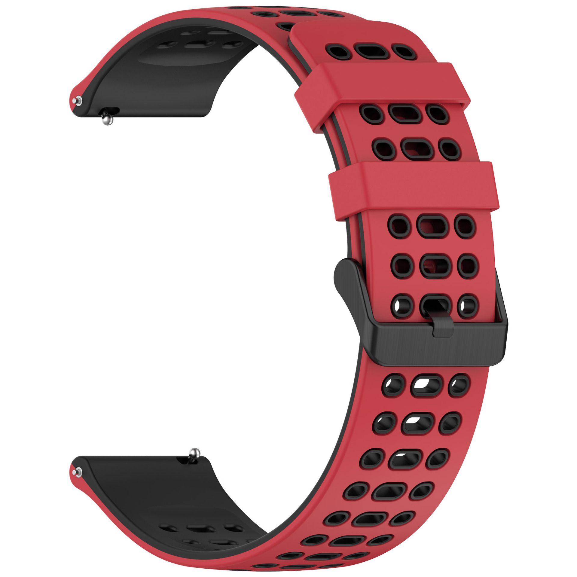 Universal Three-hole Two-colour 22MM Silicone Strap for Huawei Watch GT 5