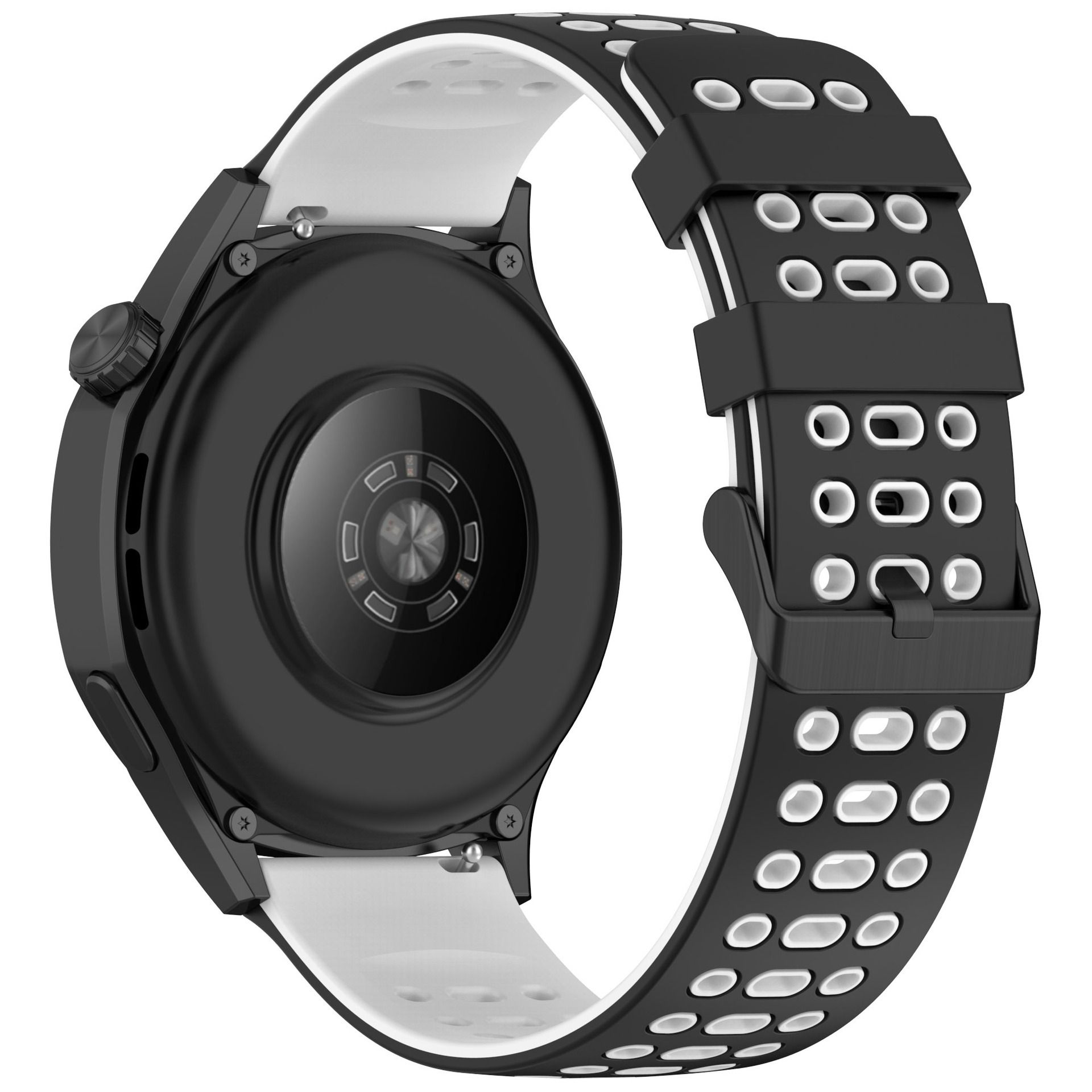 Universal Three-hole Two-colour 22MM Silicone Strap for Huawei Watch GT 5