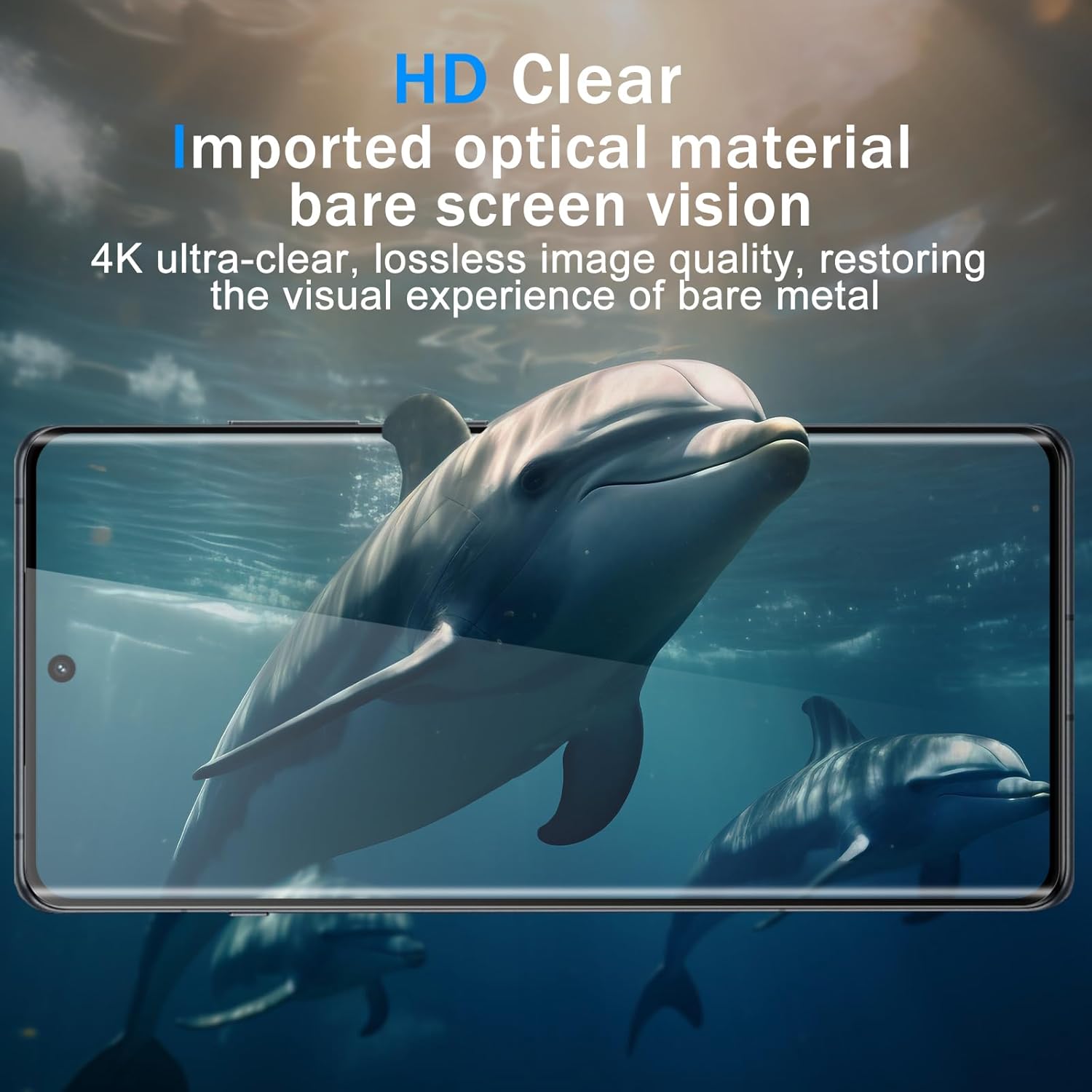 Curved Screen Protector [2 Pieces] for Motorola Moto G85 Tempered Curved Surface Edge Glue HD Curved Full Cover] [Bubble Free] Glass Screen Protector