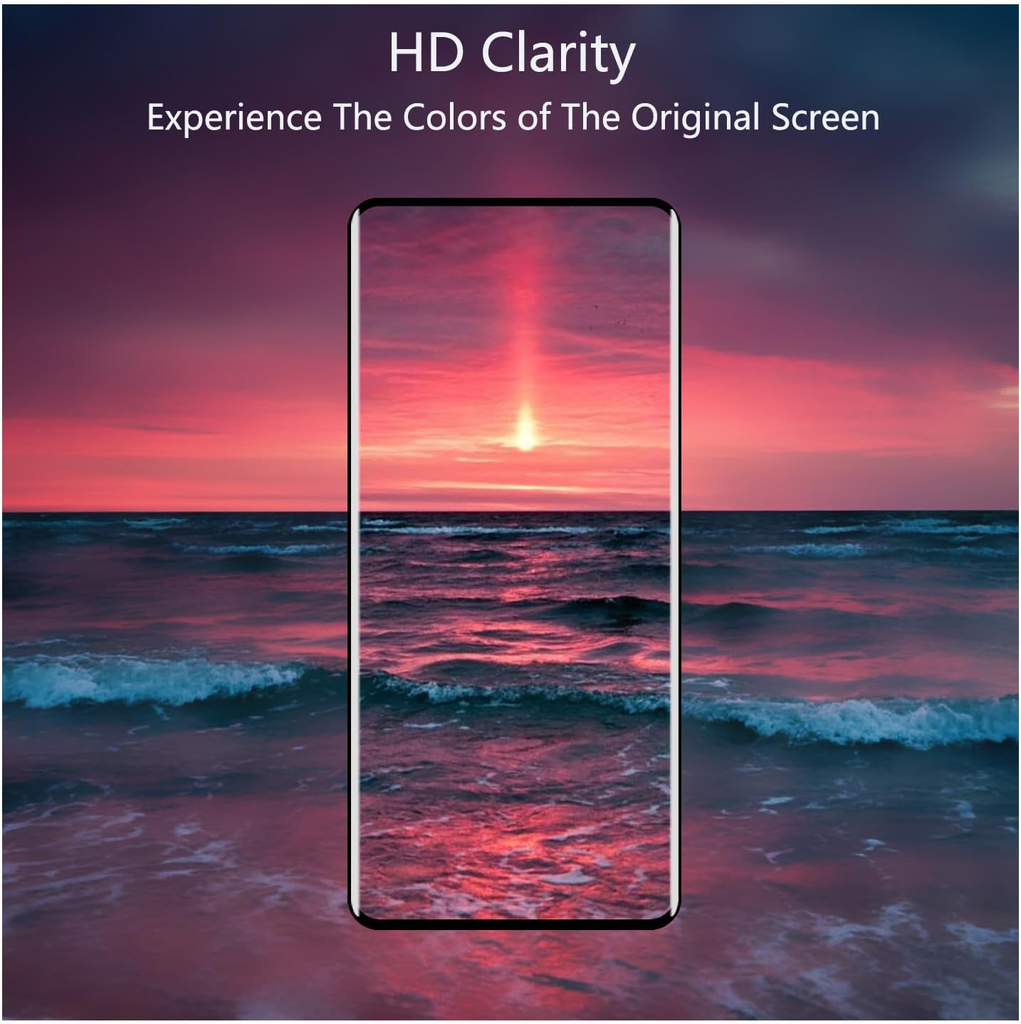 [2 pcs Tempered Glass Screen Protector for Motorola Moto Edge 40 Neo,3D Curved,9H Hardness,Anti-scratch,HD Transparent Protective Film