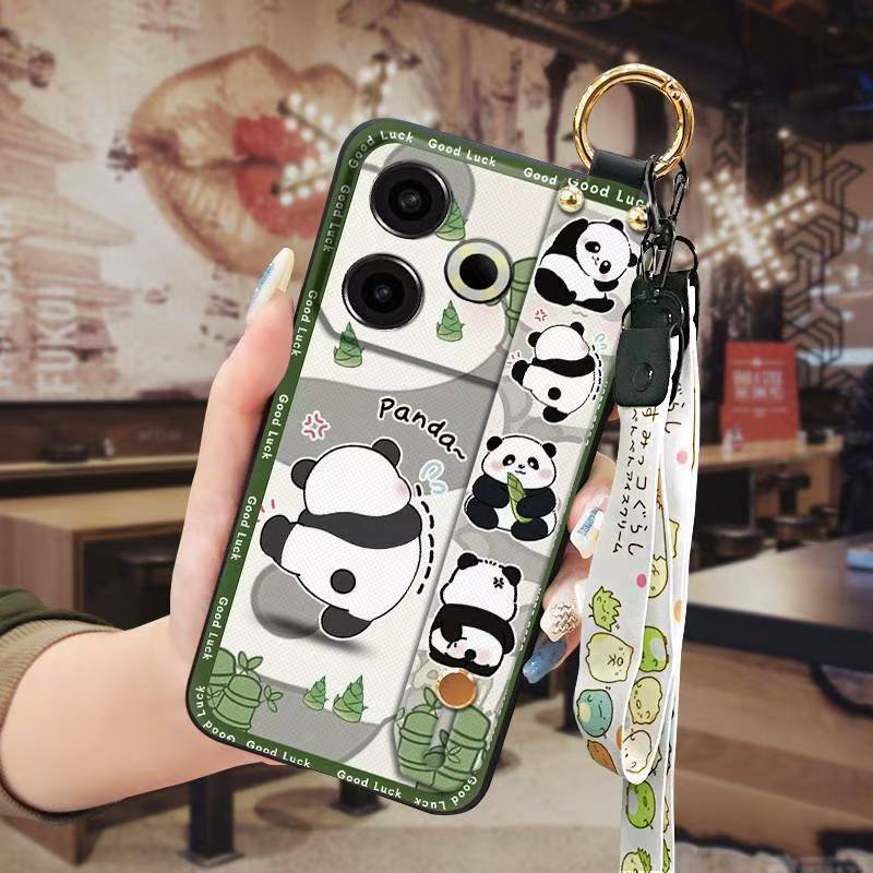 Phone Case for Tecno Pova 6 Neo 4G Cute Fashion Silicona Shockproof Cover with Pop Socket Stand
