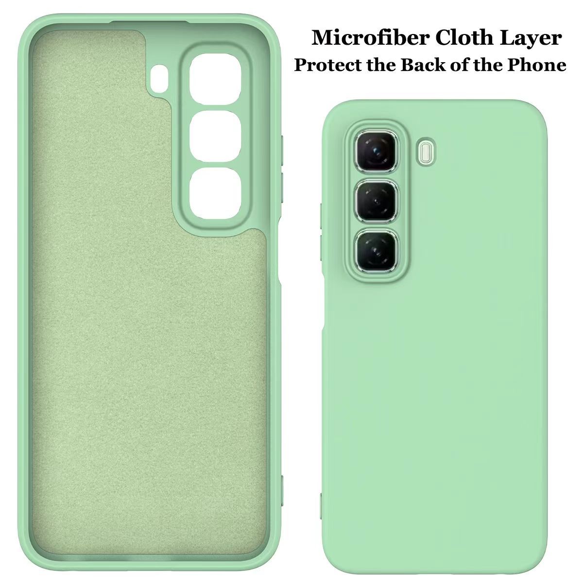 Silicone Phone Case For Infinix Hot 50 Pro Plus 50 Pro 50 Fall Prevention Protective Case