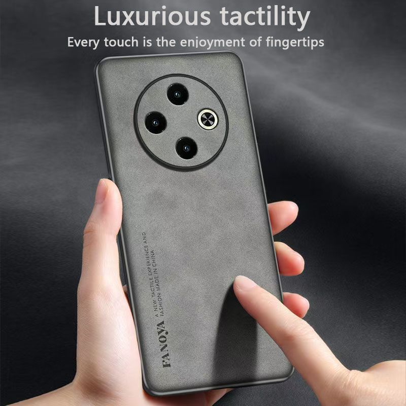 Luxury Business Retro Leather Phone Case For Tecno Spark 30C 4G Shockproof Fall prevention Protective Case
