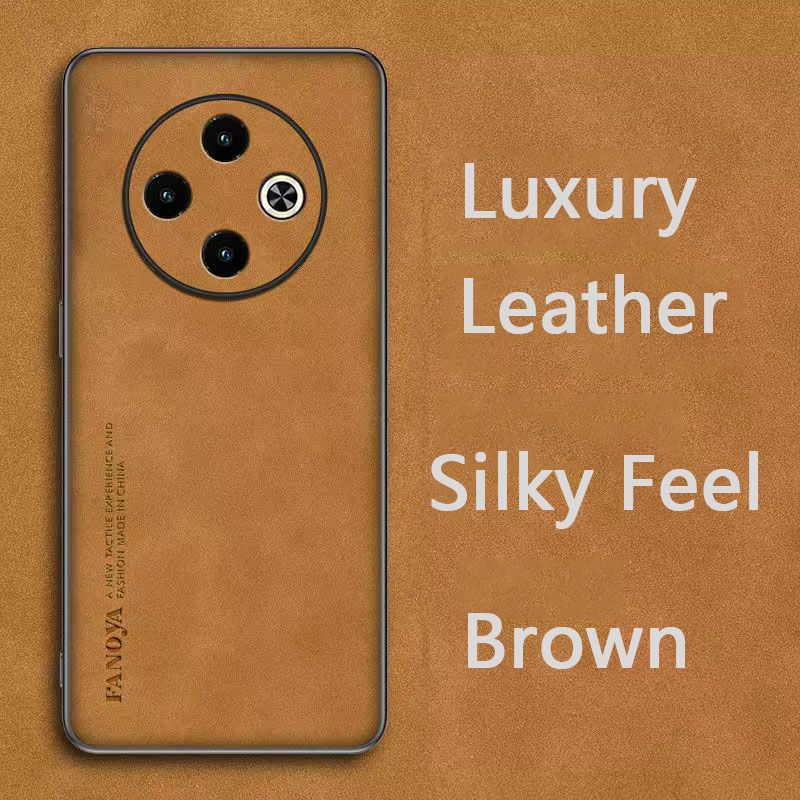 Luxury Business Retro Leather Phone Case For Tecno Spark 30C 4G Shockproof Fall prevention Protective Case