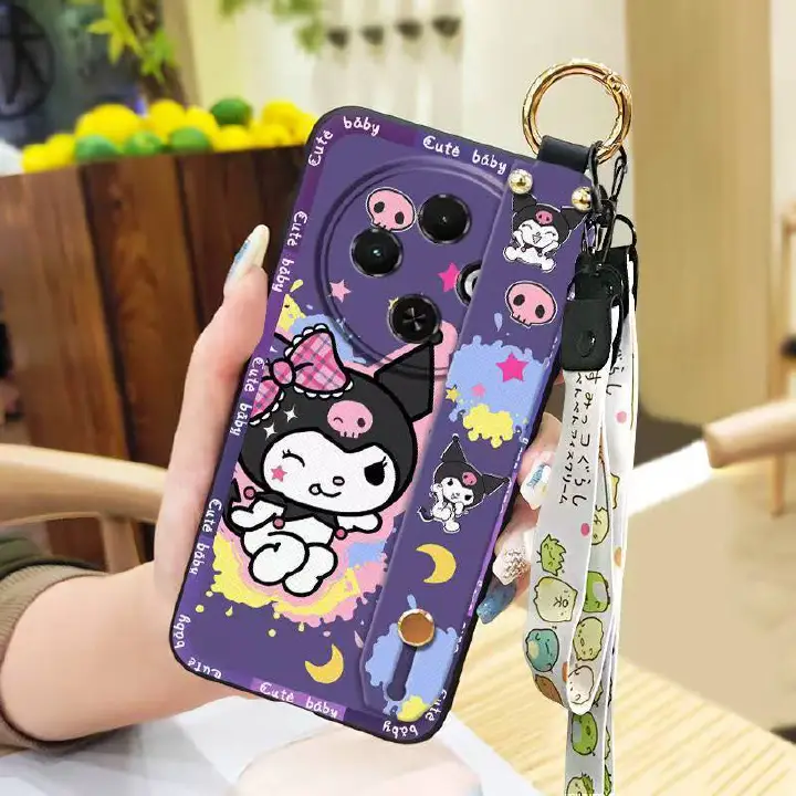 Phone Case for Tecno Spark 30C 4G Silicone Case with Adjustable Strap Neck Lanyard Cover