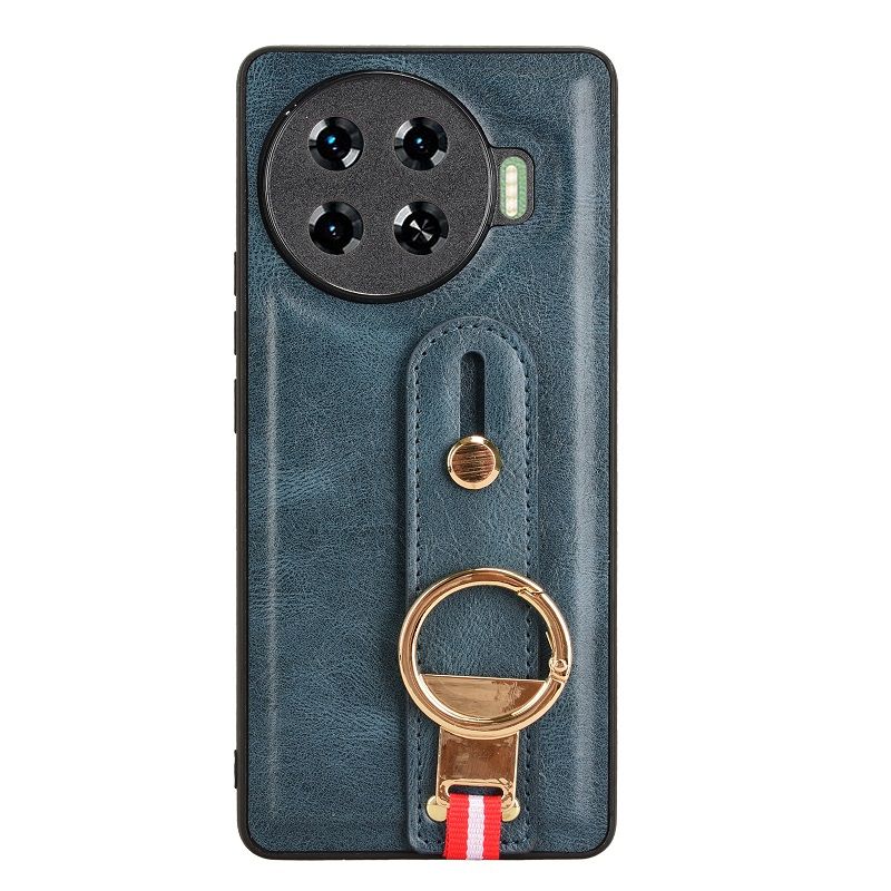 Leather Phone Case For Tecno Spark 20 Pro Plus Shockproof Fall prevention Protective Case