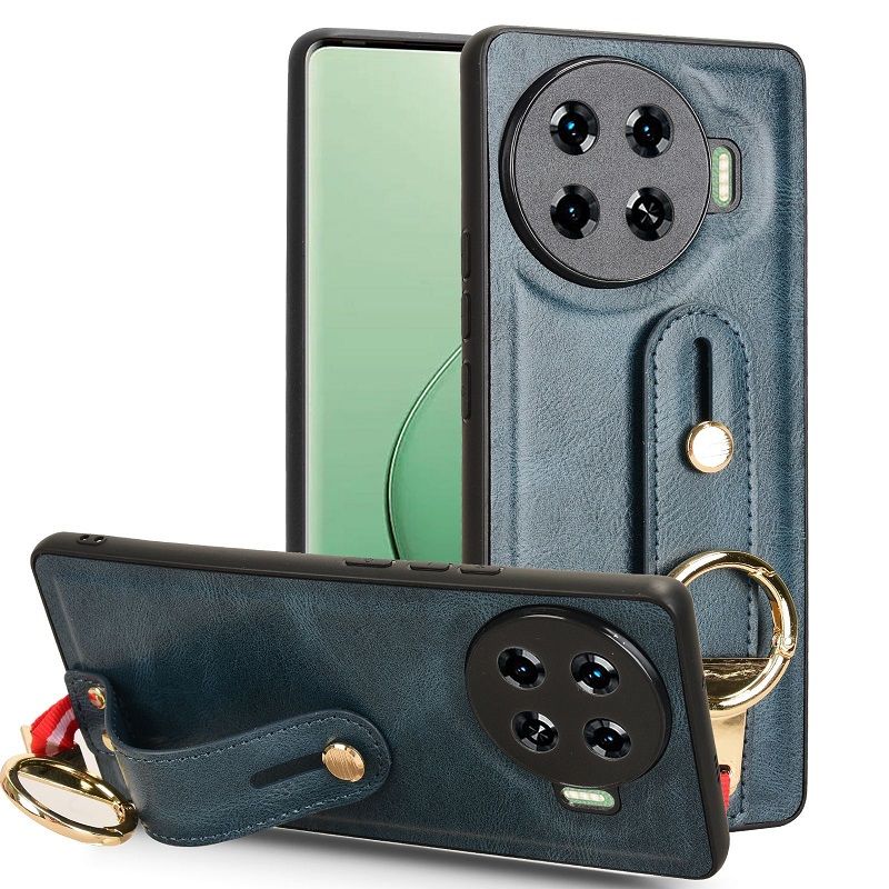 Leather Phone Case For Tecno Spark 20 Pro Plus Shockproof Fall prevention Protective Case