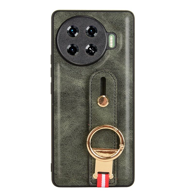 Leather Phone Case For Tecno Spark 20 Pro Plus Shockproof Fall prevention Protective Case