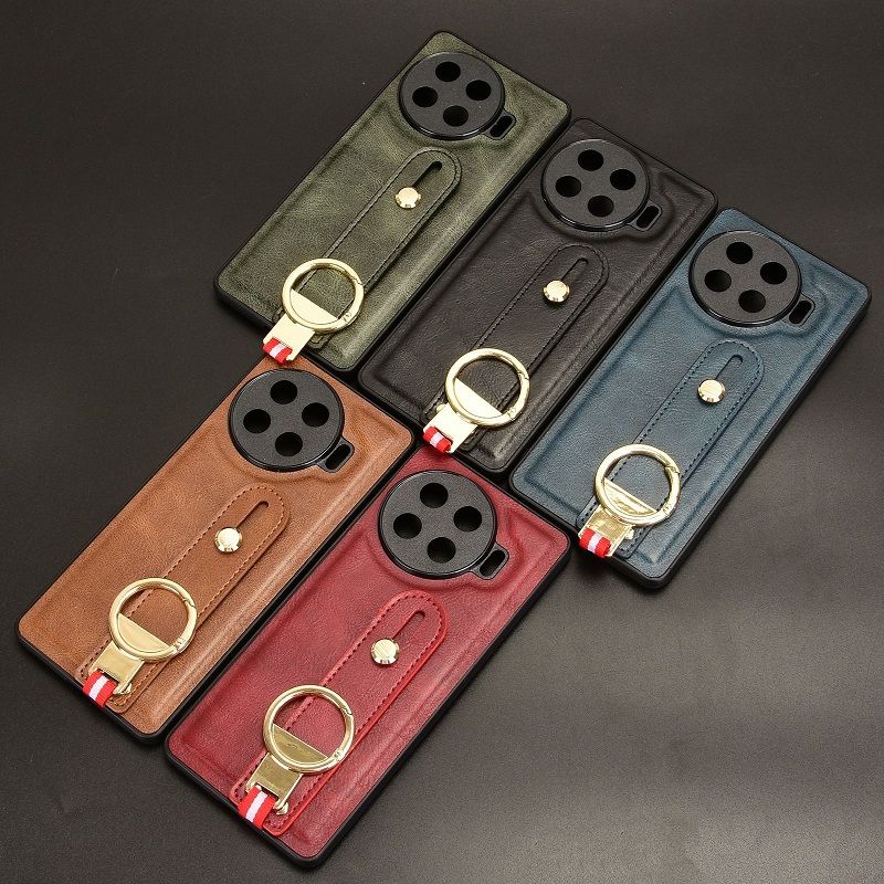 Leather Phone Case For Tecno Spark 20 Pro Plus Shockproof Fall prevention Protective Case