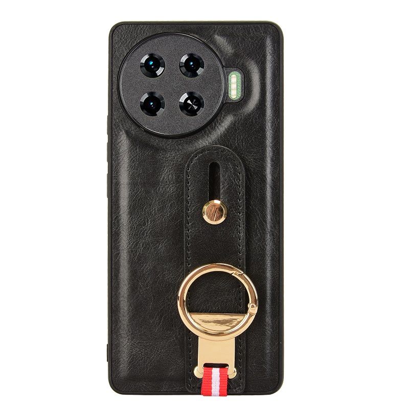 Leather Phone Case For Tecno Spark 20 Pro Plus Shockproof Fall prevention Protective Case