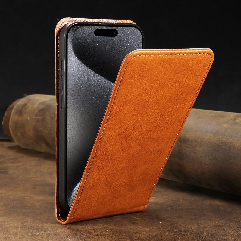 Leather Flip Cover For Vivo V40 Lite 6.67" Up And Down Flip Cover PU Leather Durable Protective Cover