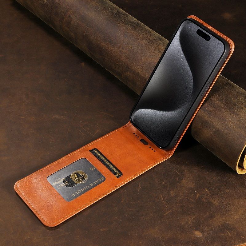 Leather Flip Cover For Vivo V40 Lite 6.67" Up And Down Flip Cover PU Leather Durable Protective Cover