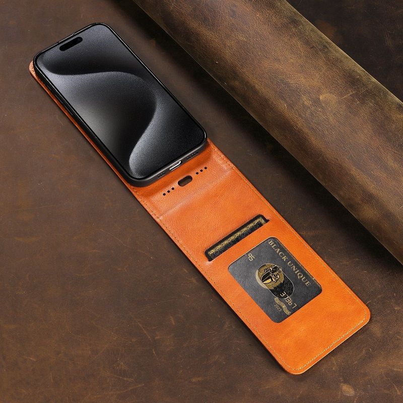 Leather Flip Cover For Vivo V40 Lite 6.67" Up And Down Flip Cover PU Leather Durable Protective Cover