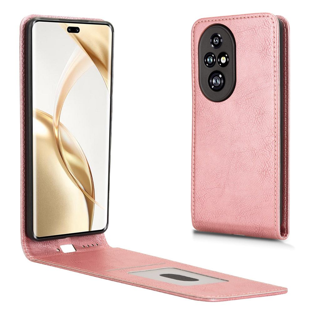 Leather Flip Cover For Honor 200 Pro 6.78" Up And Down Flip Cover PU Leather Durable Protective Cover