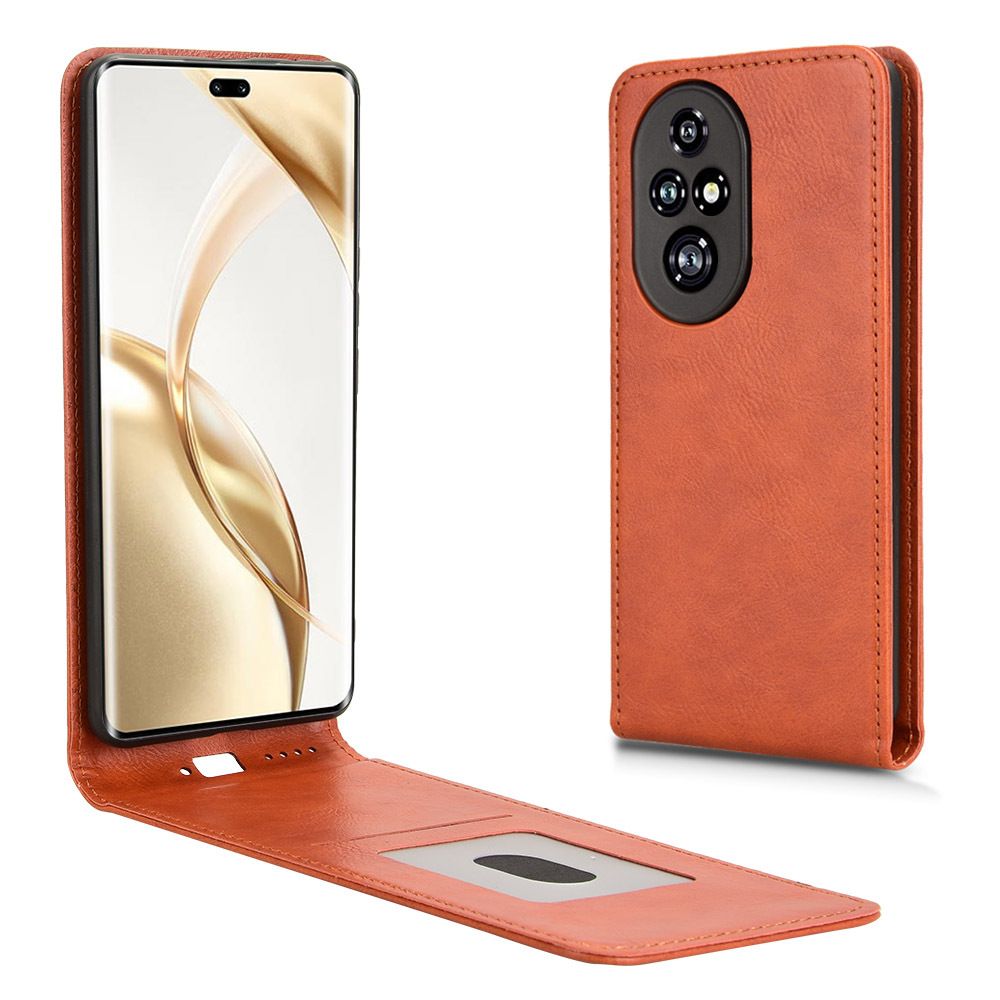 Leather Flip Cover For Honor 200 Pro 6.78" Up And Down Flip Cover PU Leather Durable Protective Cover