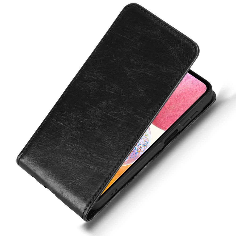 Leather Flip Cover For Samsung Galaxy A15 Up And Down Flip Cover PU Leather Durable Protective Cover