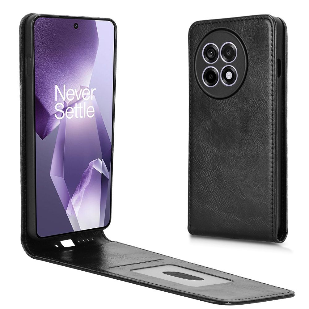 Leather Flip Cover For OnePlus 13R 5G Up And Down Flip Cover PU Leather Durable Protective Cover