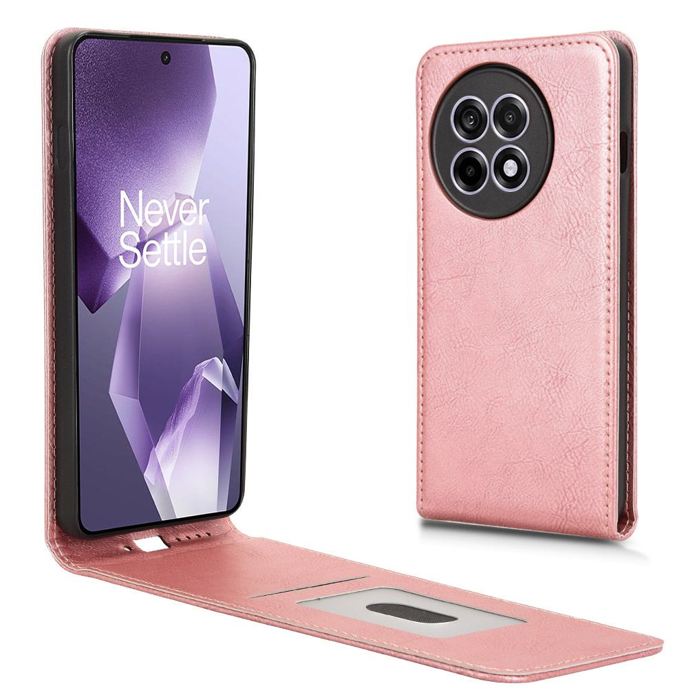 Leather Flip Cover For OnePlus 13R 5G Up And Down Flip Cover PU Leather Durable Protective Cover