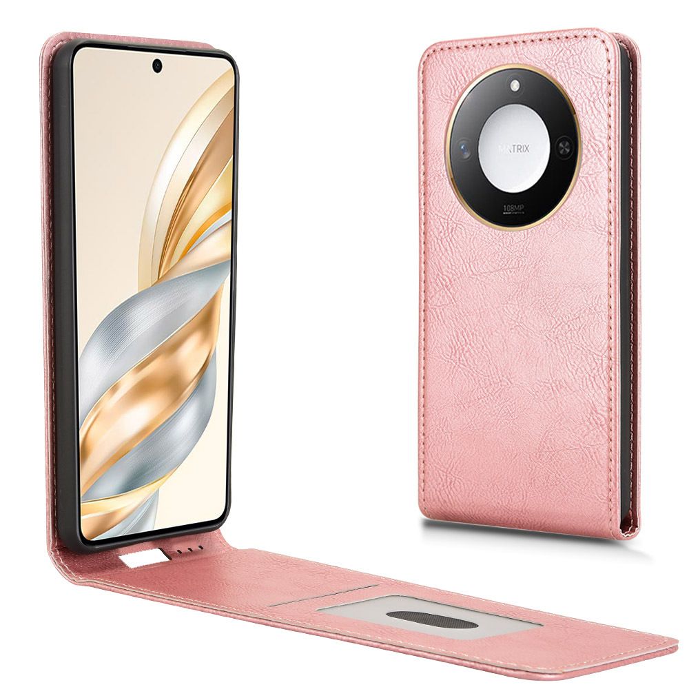 Leather Flip Cover For Honor X9C Smart 6.8", Up And Down Flip Cover PU Leather Durable Protective Cover