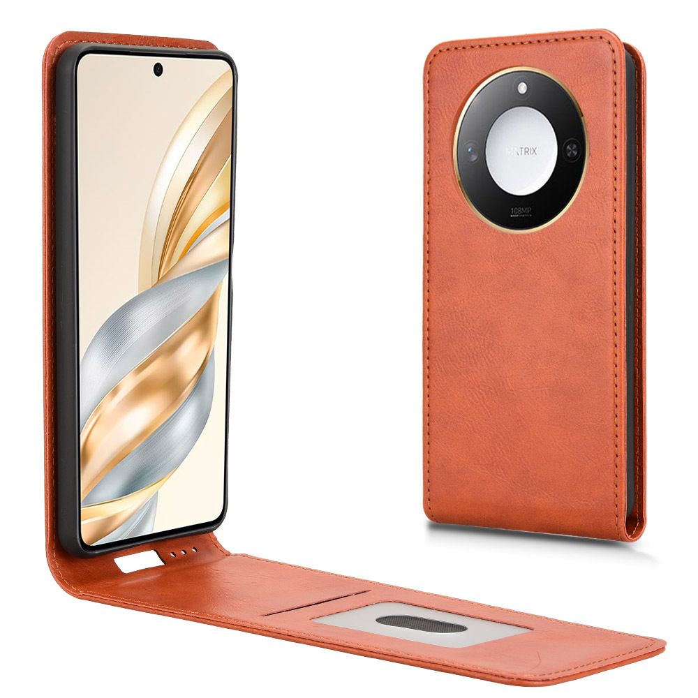Leather Flip Cover For Honor X9C Smart 6.8", Up And Down Flip Cover PU Leather Durable Protective Cover