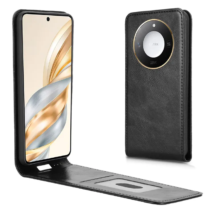 Leather Flip Cover For Honor X9C Smart 6.8", Up And Down Flip Cover PU Leather Durable Protective Cover