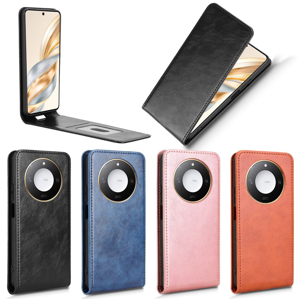 Leather Flip Cover For Honor X9C Smart 6.8", Up And Down Flip Cover PU Leather Durable Protective Cover