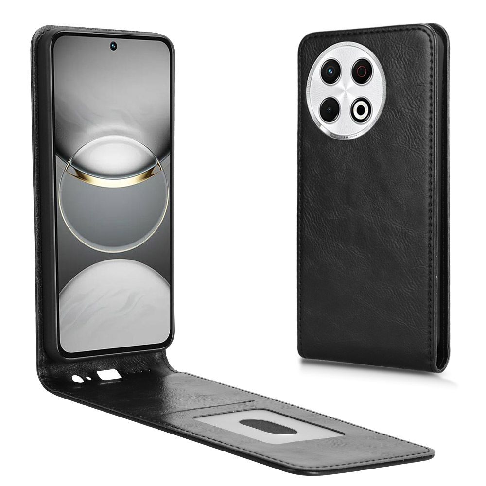 Leather Flip Cover For Tecno Spark 30 Pro 4G Up And Down Flip Cover PU Leather Durable Protective Cover