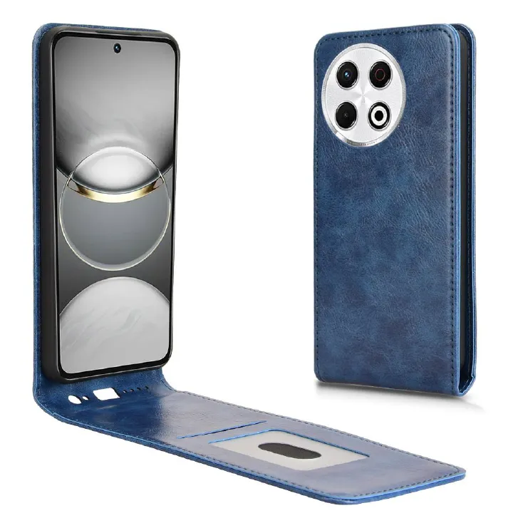 Leather Flip Cover For Tecno Spark 30 Pro 4G Up And Down Flip Cover PU Leather Durable Protective Cover
