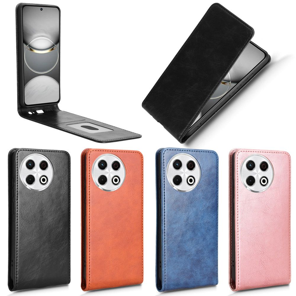 Leather Flip Cover For Tecno Spark 30 Pro 4G Up And Down Flip Cover PU Leather Durable Protective Cover