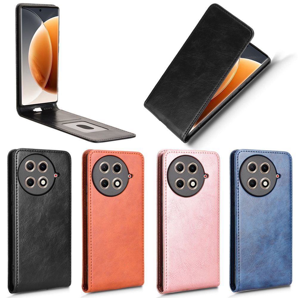 Leather Flip Cover For Tecno Camon 30s/ Camon 30s Pro Up And Down Flip Cover PU Leather Durable Protective Cover