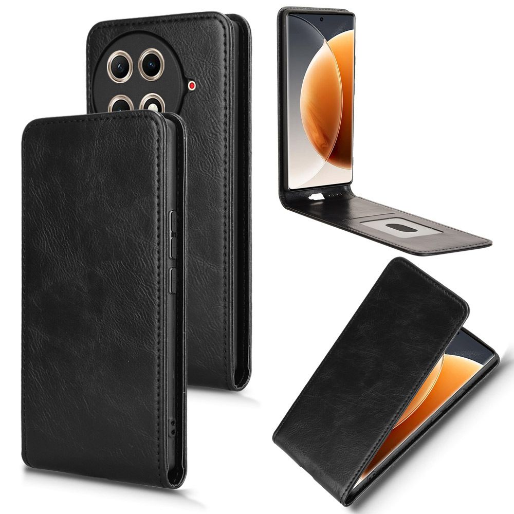 Leather Flip Cover For Tecno Camon 30s/ Camon 30s Pro Up And Down Flip Cover PU Leather Durable Protective Cover