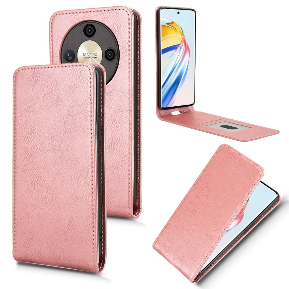 Leather Flip Cover For Honor X9b/ Honor Magic 6 Lite Up And Down Flip Cover PU Leather Durable Protective Cover