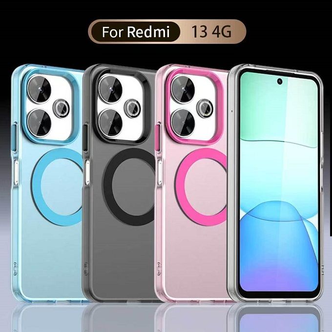 SEAHAI Case For Xiaomi Redmi Note 13 4G Leather PU Wallet Book Folio Stand View Case, Ultra-thin Shockproof Cover Kickstand With Credit Card Slots TPU Shell Magnetic Close - Blue
