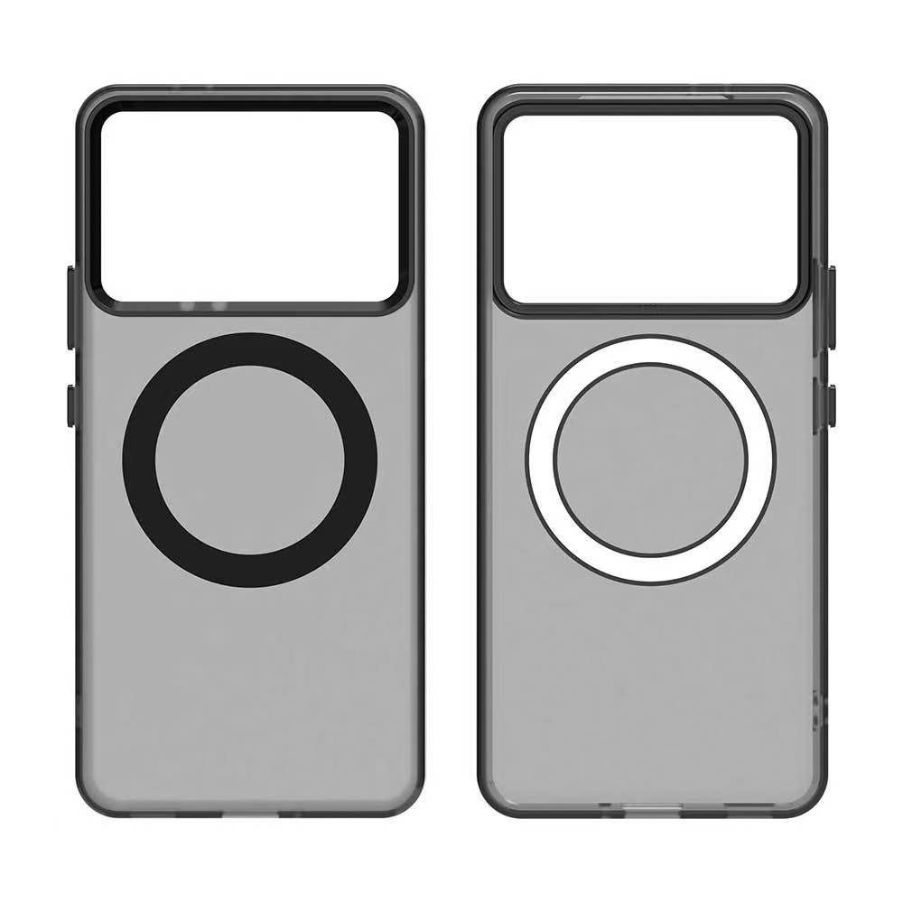 Magnetic Phone Case For Xiaomi Poco F6 Pro 5G/Xiaomi Redmi K70 Pro Frosted Anti Fall Protective Cover